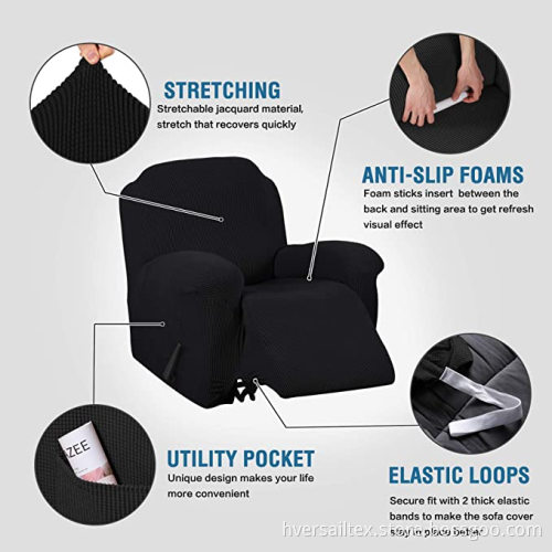 Super Stretch Jacquard Liegebezüge für den Innenbereich
